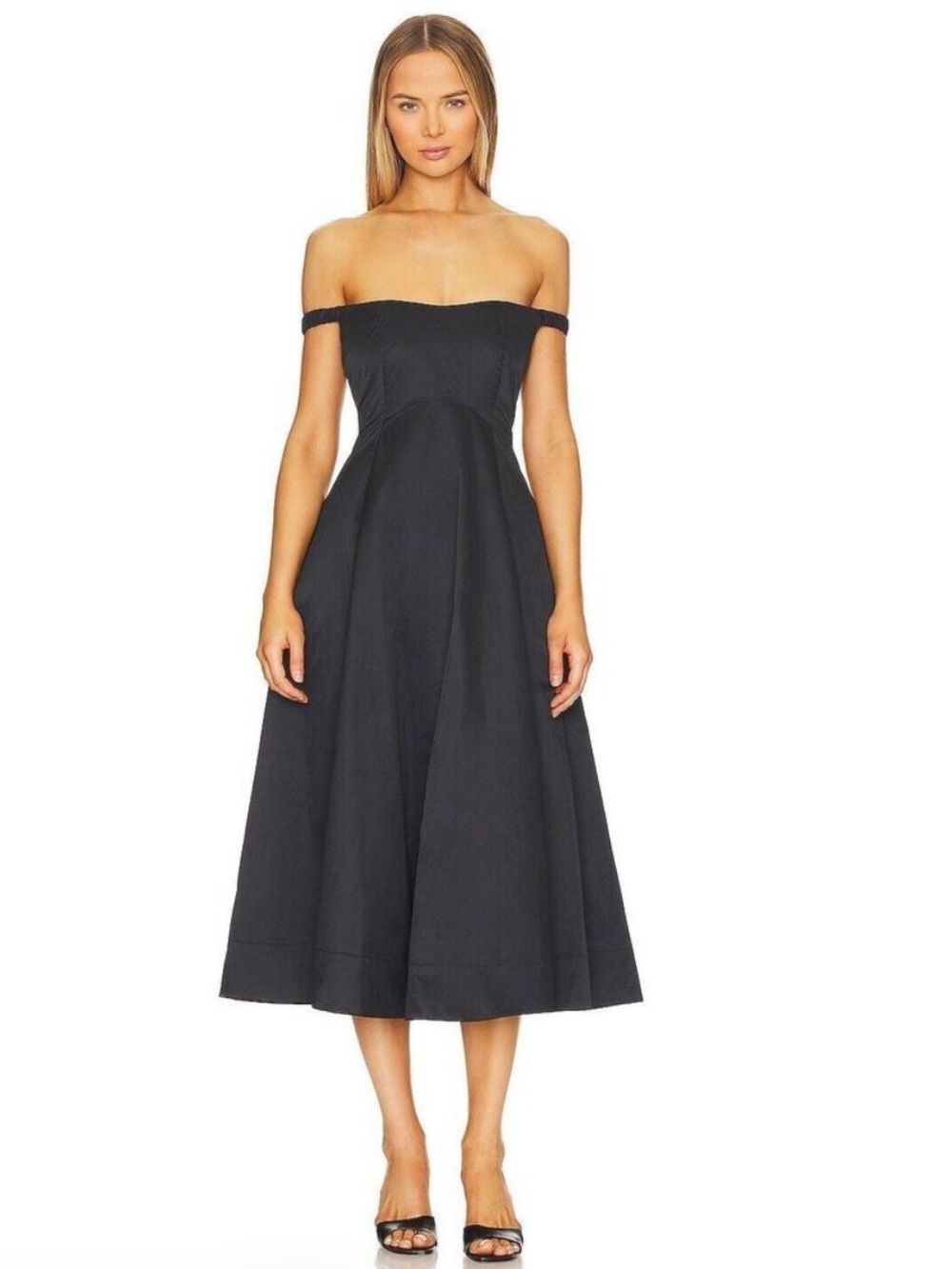 Free People X Revolve Alinda Midi Off Shoulder Dress 2